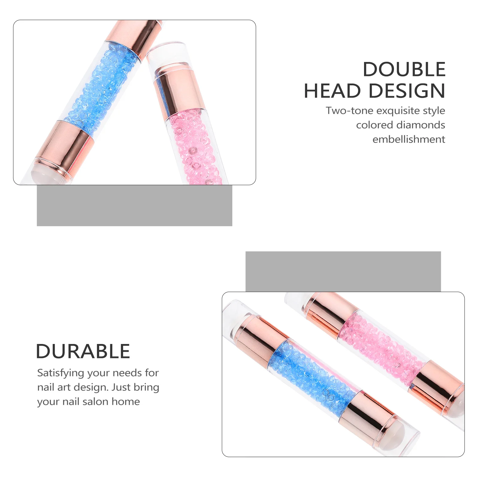 2 шт. штамп для ногтей с бантом блестящий лак гель-лак маникюра ручка скребок лица