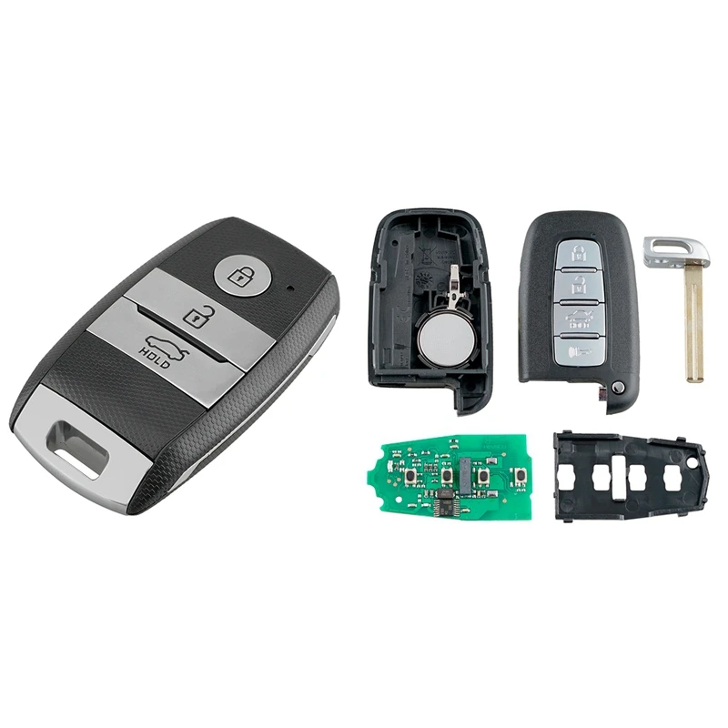 

Car Smart Remote Key 4 Buttons Fit For Hyundai Kia 433Mhz Sy5hmfna04 With Car Smart Remote Key 3 Button 433Mhz ID46