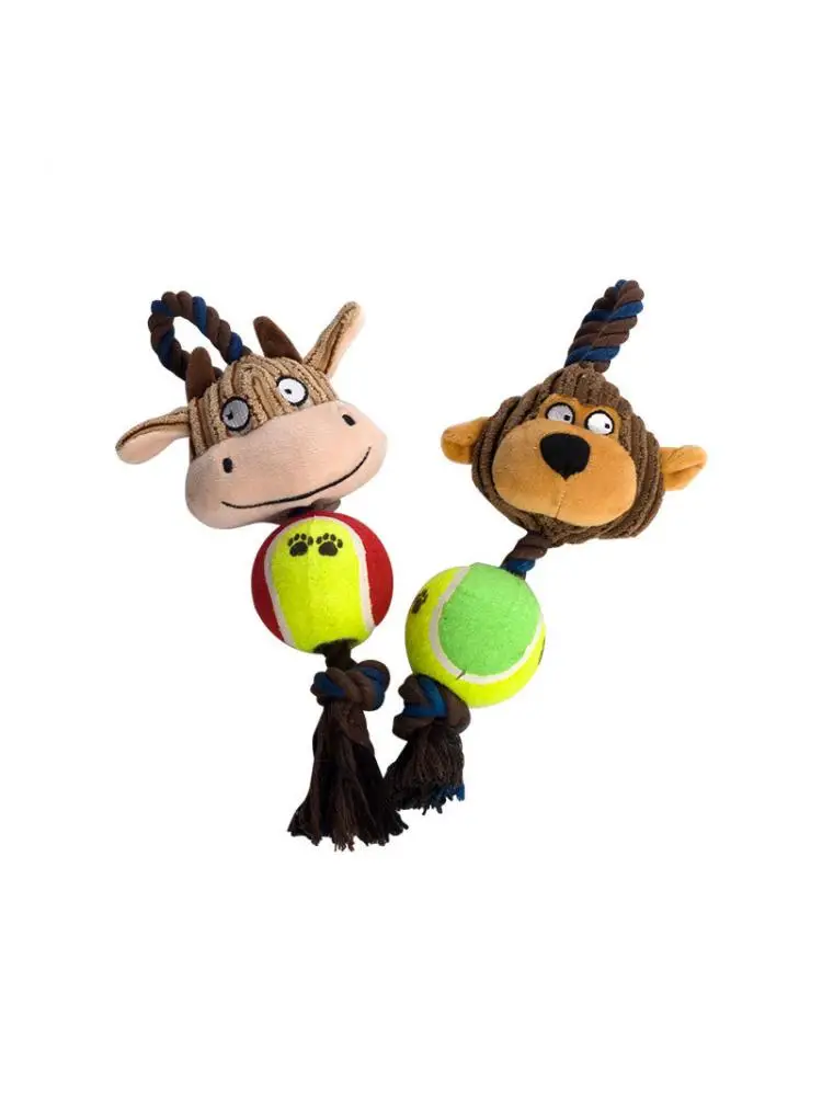

Pet Toy Multifunctional pet toys plush toys cotton rope toys vocal toys ball
