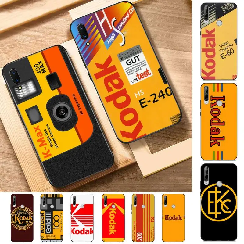 

Fashion Kodak Phone Case for Huawei Y 6 9 7 5 8s prime 2019 2018 enjoy 7 plus