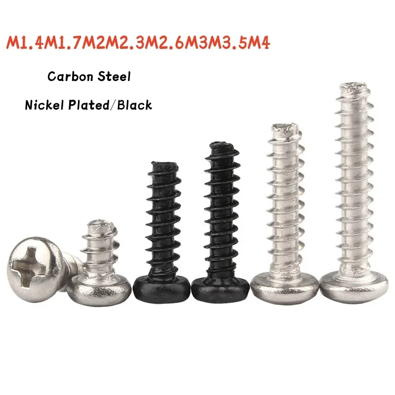 

50 ~ 500 шт., саморезы с плоской головкой, M1.4 ~ M4