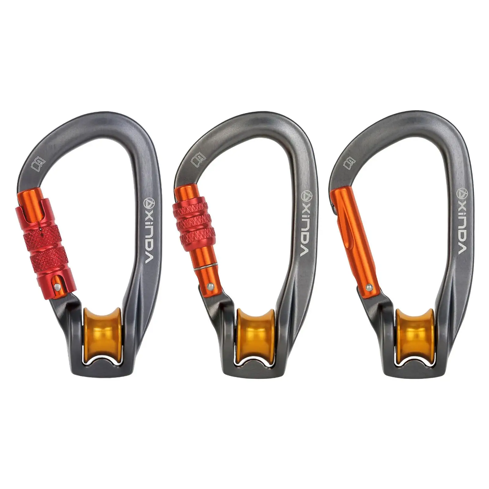 

Pulley Carabiner Camping Equipment Karabiner Climbing Pulley Hook Bearing