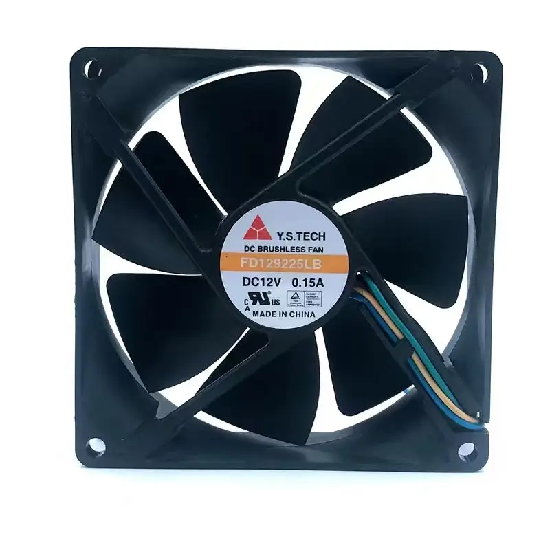 Фото Новый бесшумный вентилятор охлаждения для корпуса FD 129225 LB 9225 12V 0.15A 9CM/cm, PWM, 2400 об/мин, 45.8 CFM №2