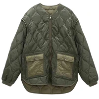 bm ur hm za autumn and winter new jacket cotton coat double sided cotton coat