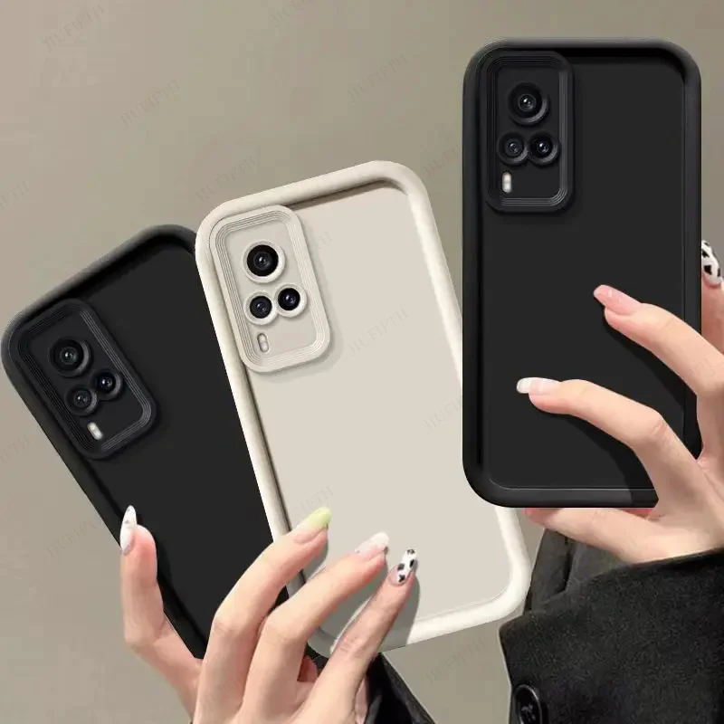 Фото Чехол для Vivo Y51 2020 Vovo Y53S Y31 Y33 2021 Y 51 53S 31 Чехлы для телефонов Полный пакет Матовый мягкий защитный чехол с защитой от падения Coques №1