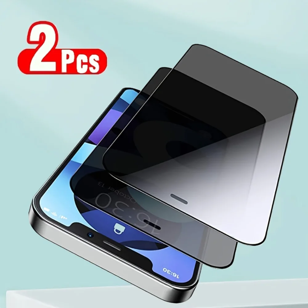 

2PCS Privacy Film Screen Protector For IPhone 11 12 13 Pro Max XS XR Private Tempered Glass For IPhone 7 8 14Plus Film