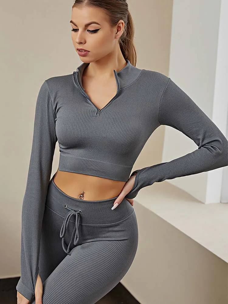 Женская рубашка эритротоп рубашки для фитнеса спортивный топ с длинным рукавом