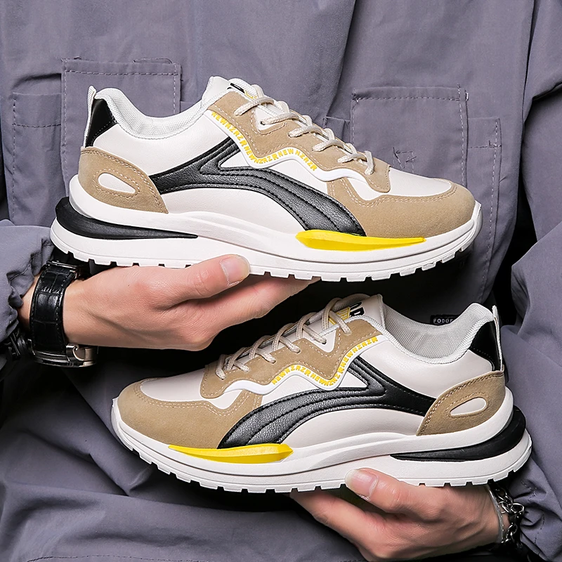 

Mens Sneakers Free Shipping Outdoor Sports PU Leather Casual Flat Shoes Luxury Design Original Walking Shoes for Men