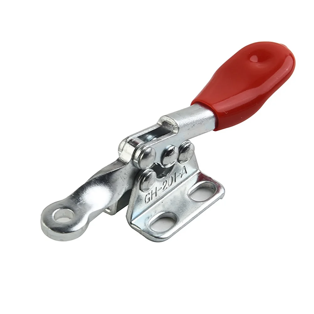 

10 PCS Red Toggle Clamp GH-201A Quick Release Hand Tools Horizontal Clip Set Vertical/Horizontal Type For Hand Tool