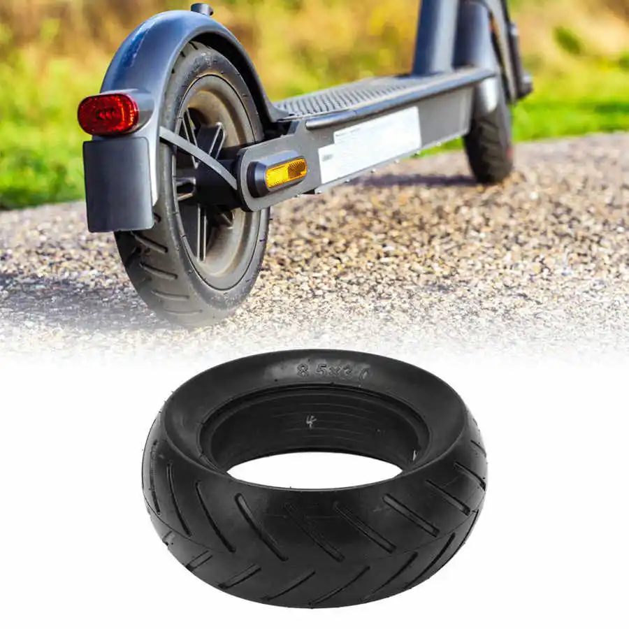 

8.5x3.0 Electric Scooter Inflatable Solid Tire Durable Electric Scooter Wheel Tyre Excellent Grip for Different Roads