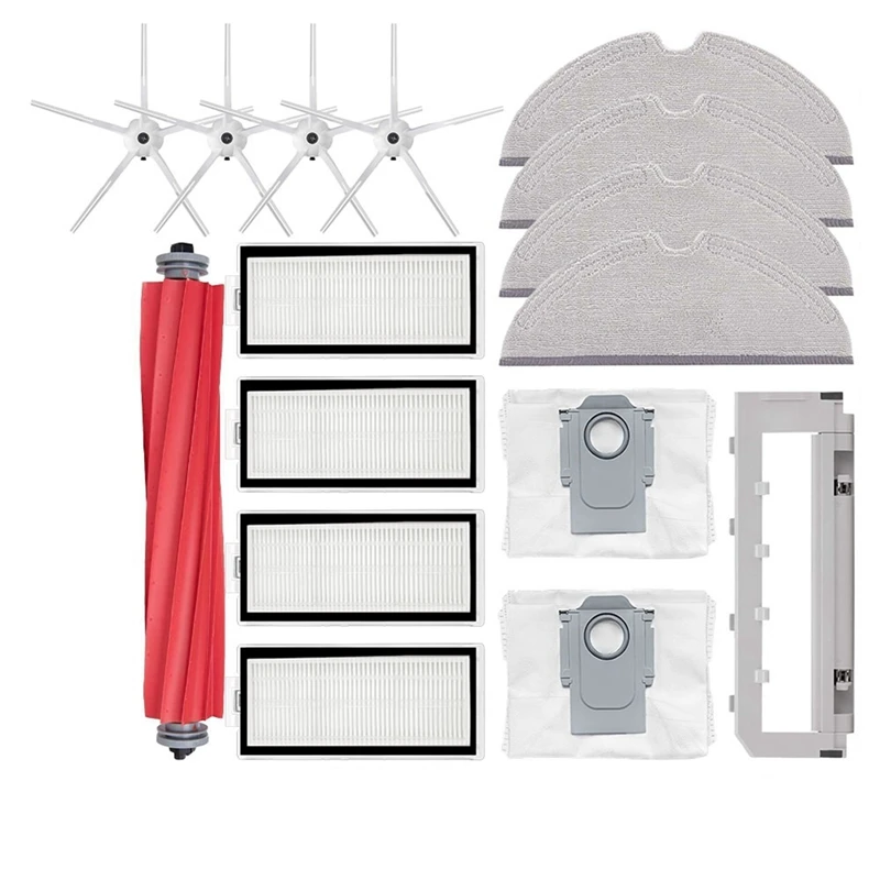 

Replacement Roller Brush Side Brushes HEPA Filters Compatible For Roborock Q7max+ T8 Robot Vacuum Cleaner Accessories