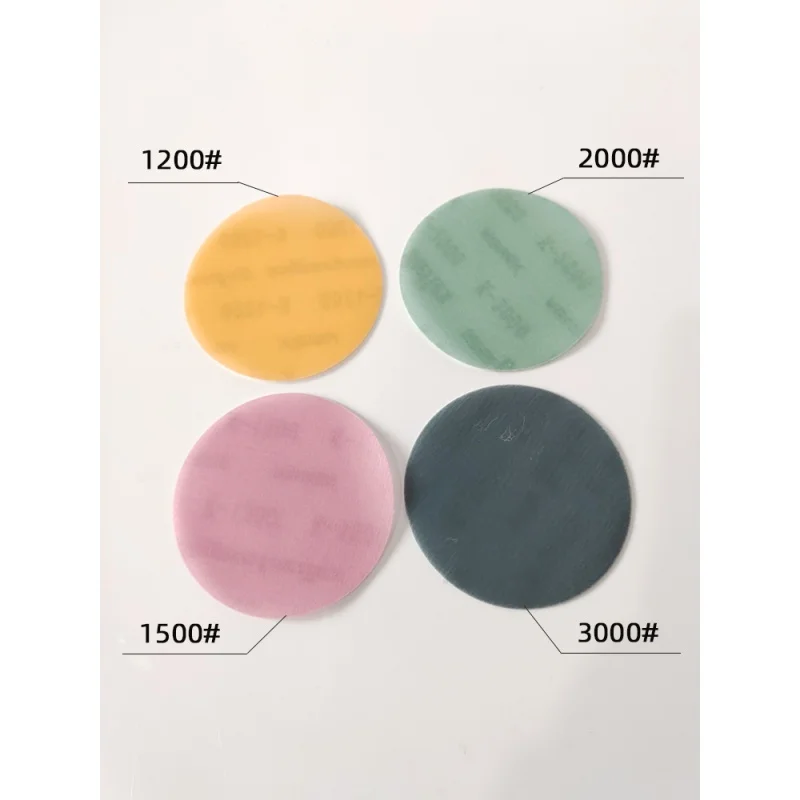 Япония 3-дюймовая 50 шт. мягкая пленка наждачная бумага автомобильная краска сухая