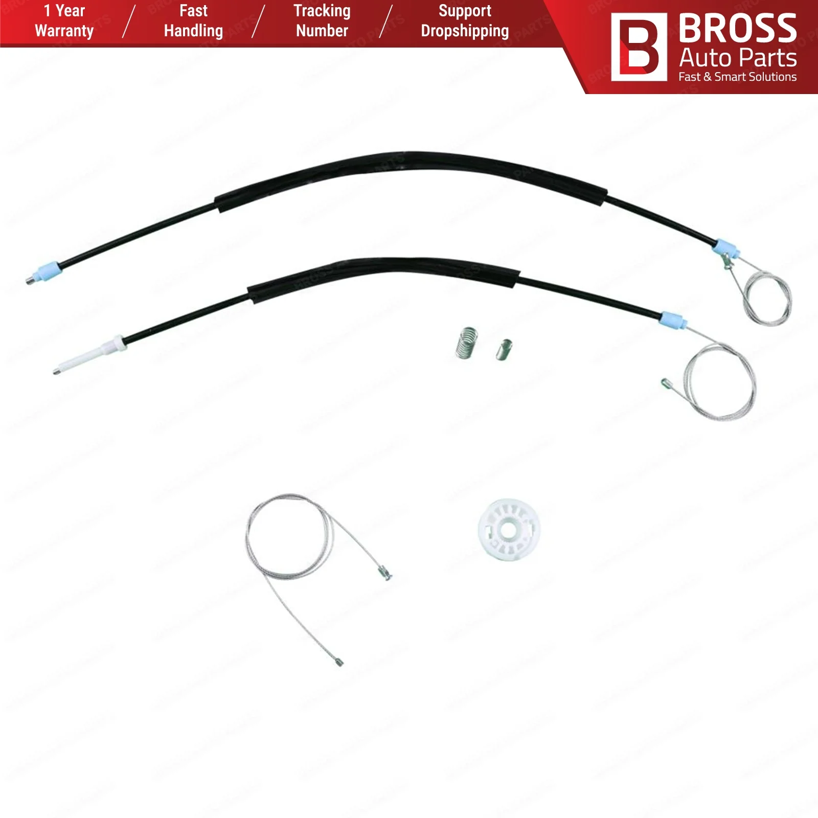 Bross Авто Запчасти BWR976 электрические Мощность регулятор окна ремонтный набор