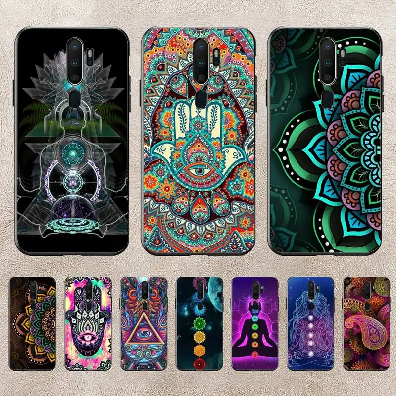 

Mandala Chakra Yoga Phone Case For Redmi 9A 8A 6A Note 9 8 10 11S 8T Pro Max 9 K20 K30 K40 Pro PocoF3 Note11 5G Case
