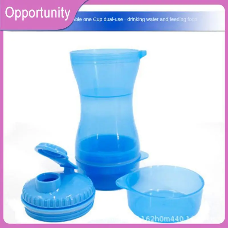 

Plastics Pet Drinking Bottle Accompanying Water Food Cups Portable Dog Out Of The Water Cup Go Out With Water Cups Pet Supplies