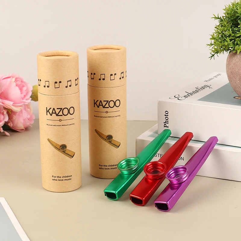 2 шт./компл. коробка Kazoo металлический держатель для хранения бумаги выдувания рта