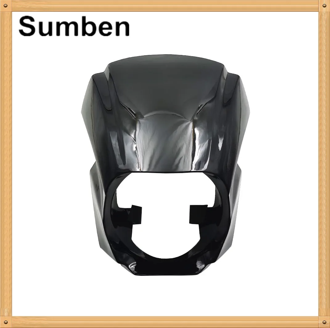 Глянцевая черная Защитная крышка для фар маска с крепежным элементом Harley Softail