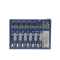 f7 professional sound usb interface universal dj sound mixer console audio for stage