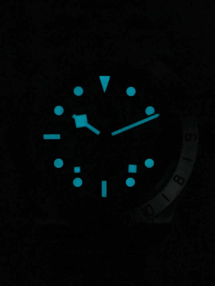 Мужские часы San Martin Upgraded 38,3 мм Hangzhou 6460 BB GMT, автоматические механические спортивные часы с сапфировым стеклом, водонепроницаемые, 100 м, SN0054 (art.: 3920dbc347432) - 3920dbc347432