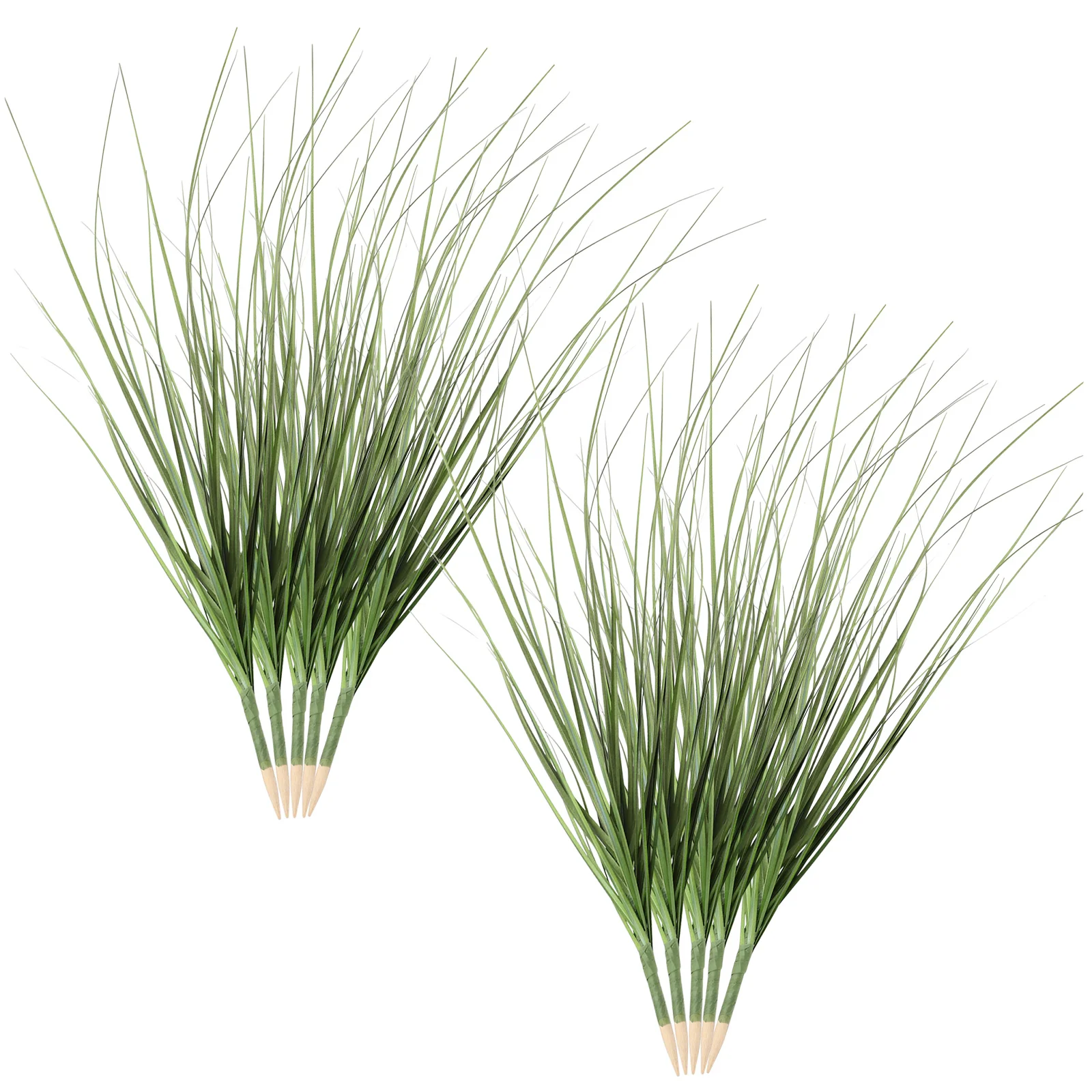 

10pcs Artificial Grass Plants Artificial Greenery Stems Fake Weed Artificial Grass Decors