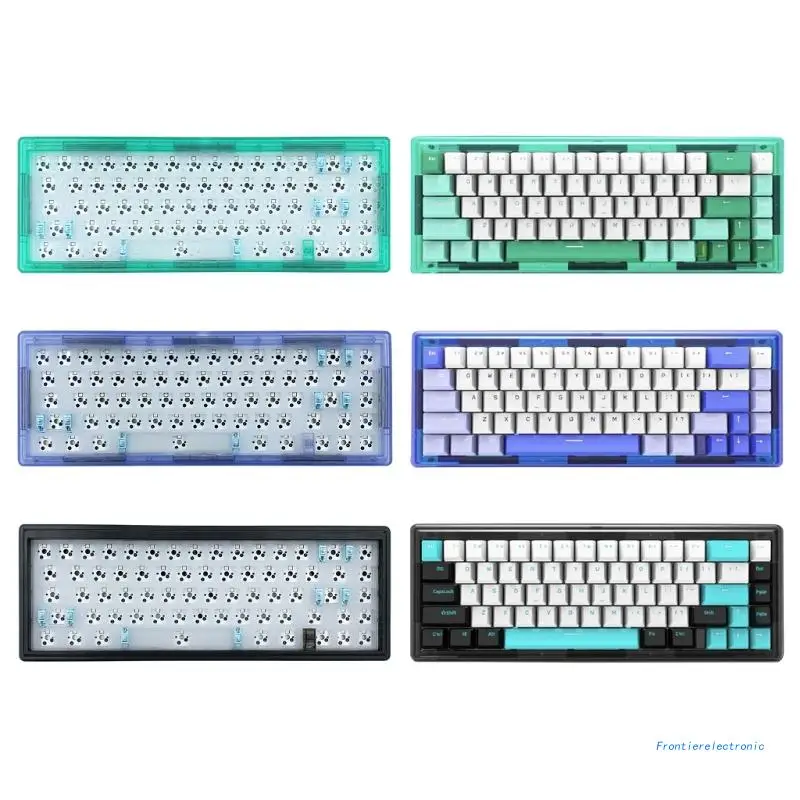 

Mechanical Keyboard 2.4G Wireless Customized 67Keys Backlight Hot Swap DropShipping