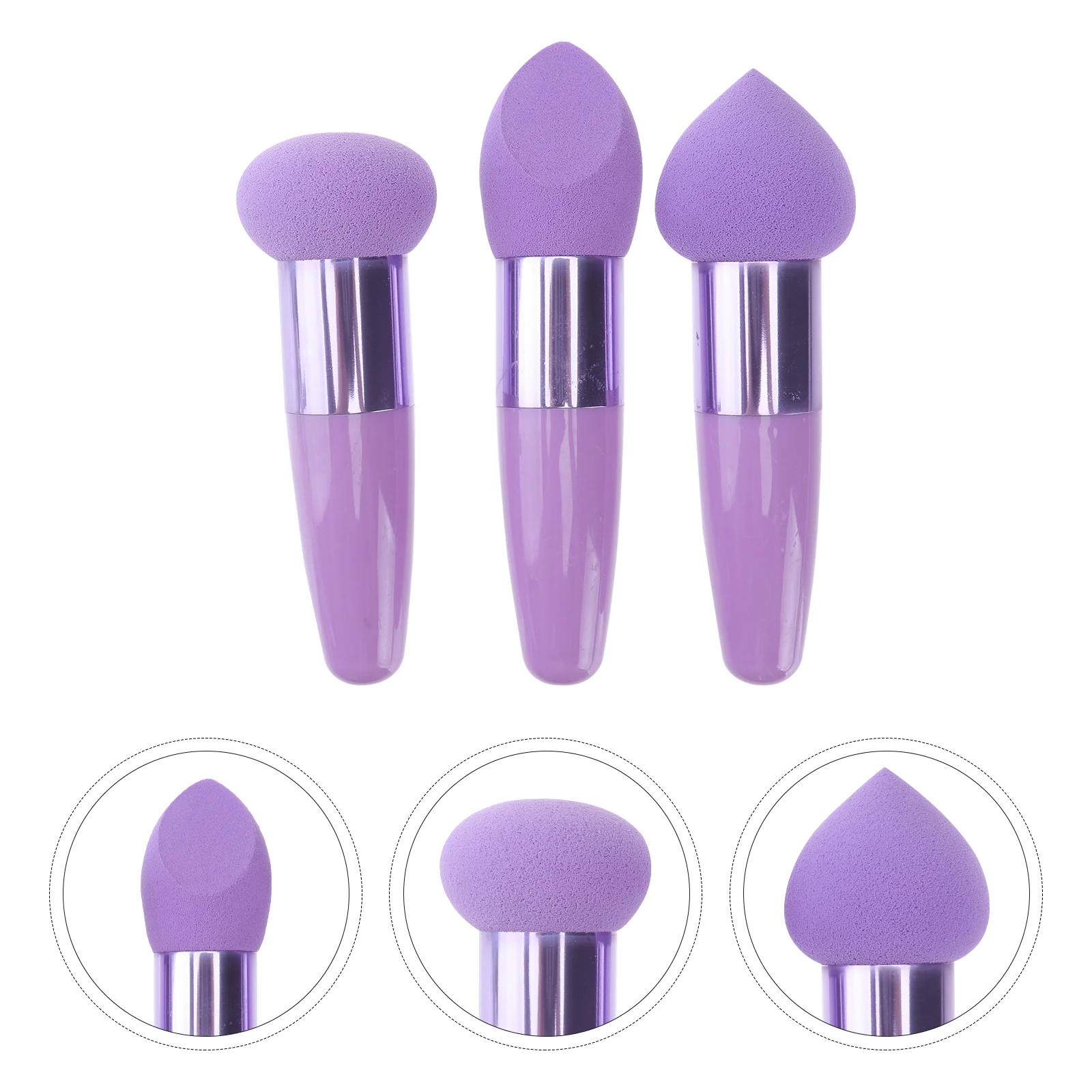 

3Pcs Multifunctional Makeup Pens Double-end Sponge Foundation Sponges for Girls