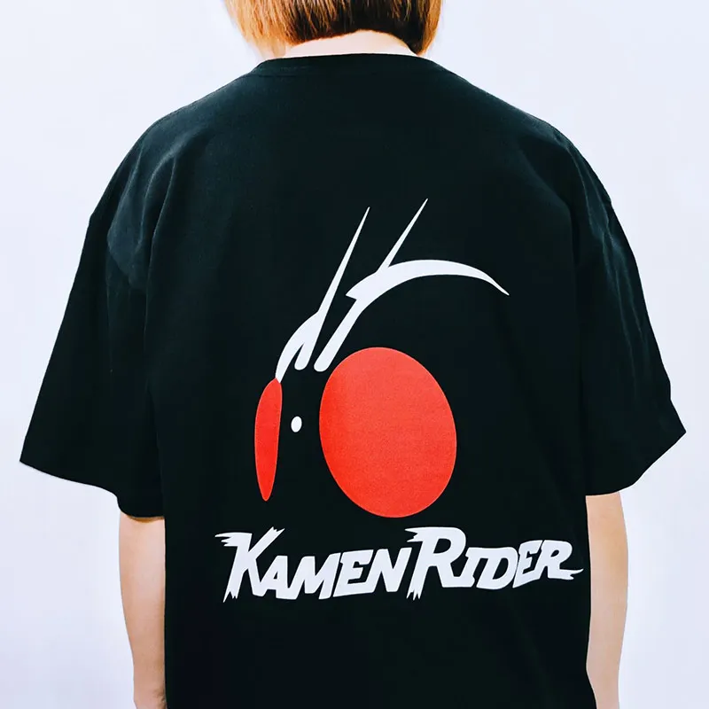 Фото Стильная футболка Kamen Rider TOKUSATSU с японским аниме принтом, Повседневная модная дышащая рубашка для влюбленных, хипстерские футболки в Корейском стиле унисекс №1