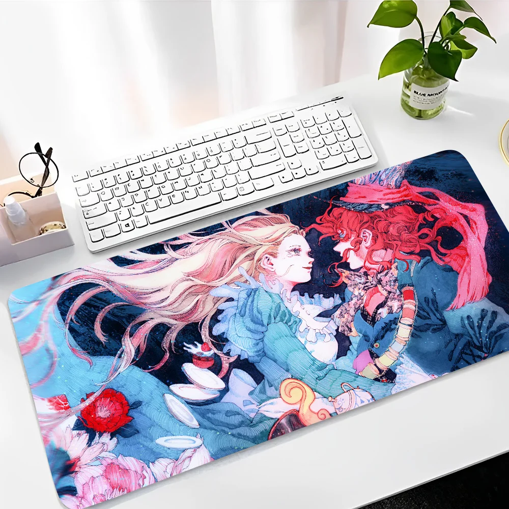 A-Alices In-W-Wonderlandes Mousepad Custom Skin Thickened Mouse Pad Oversized Gaming Keyboard Notebook Table Mat