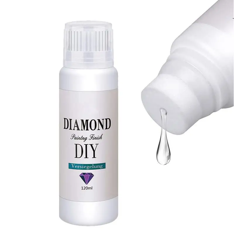

120ml DiamondPainting Glue Diamond Embroidery Glue White Cross Stitch Glue For Artwork Craftwork Painting