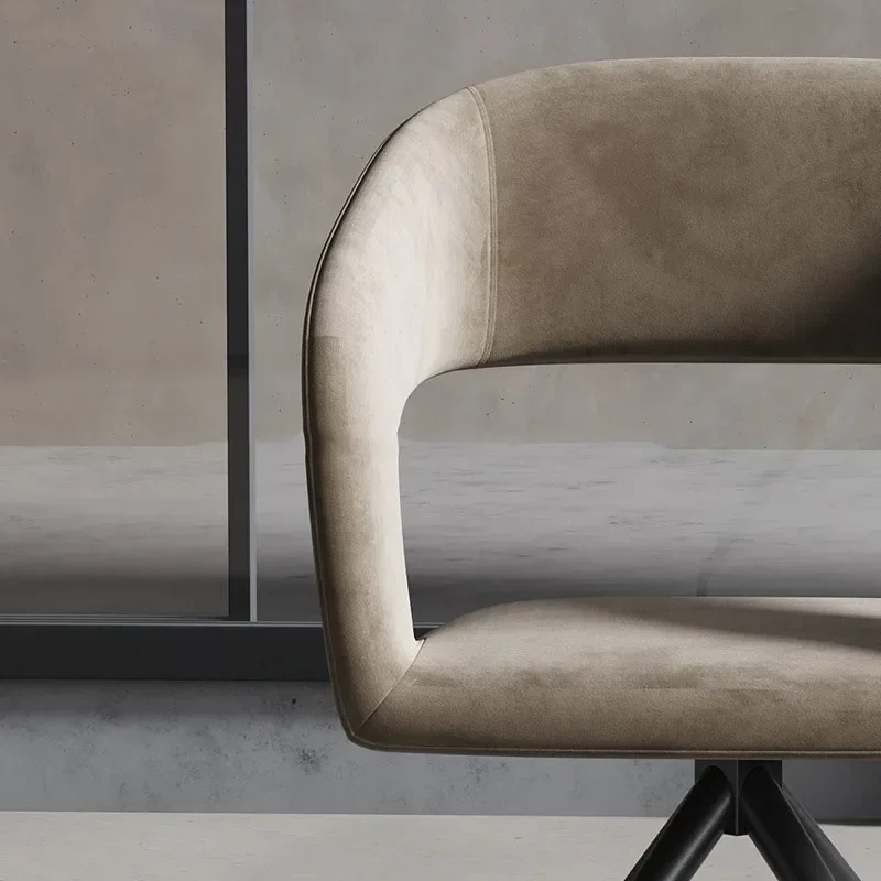 Sedia da pranzo rotante отânante минималистский публичный сон для и tempo libero lusso per uso