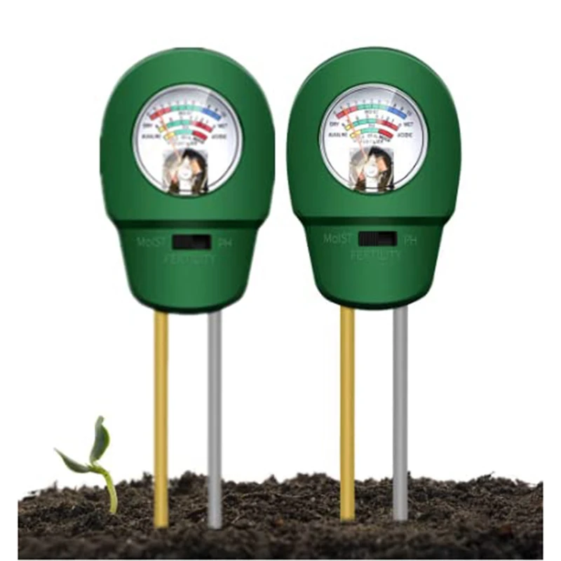 

HOT SALE 2Pack Soil PH Meter,3-In-1 Soil Tester With Soil Fertility,Humidity And PH Meter, Used For Plant Care,Moisture Monitor