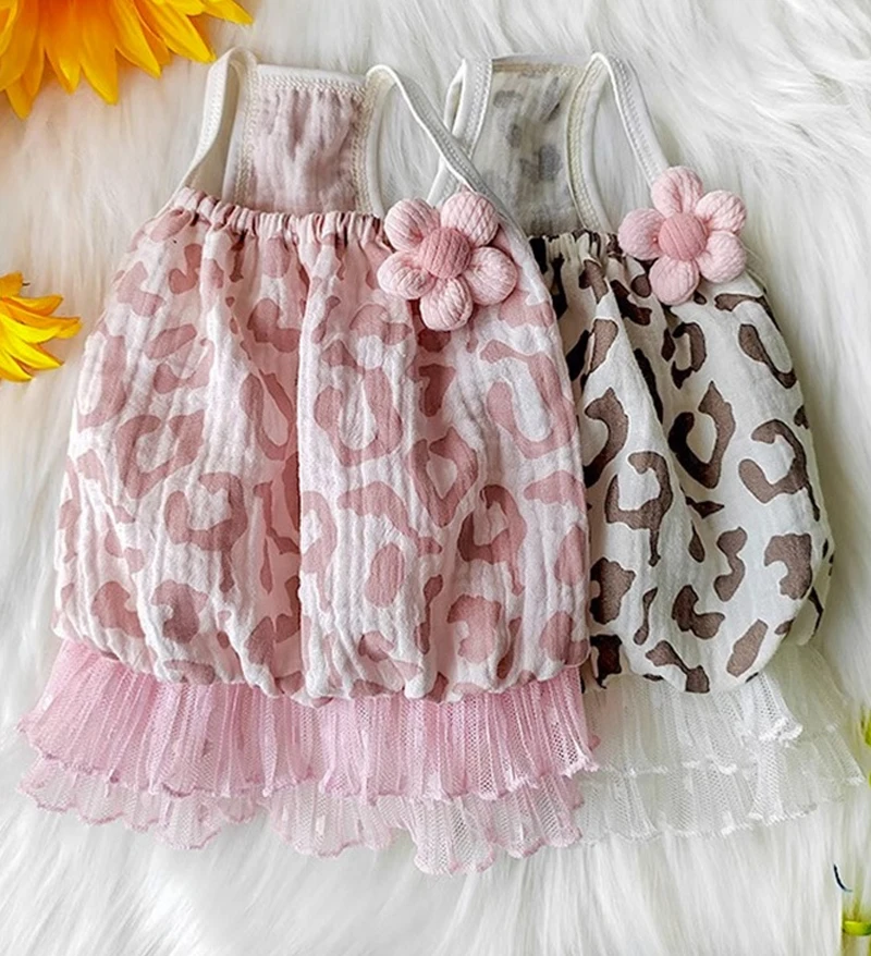 

Pet Dog Clothes Skirt Summer Cat Puppy Dress Bichon Yorkies Poodle Maltese Schnauzer Shih Tzu Pomeranian Dog Clothing Dresses