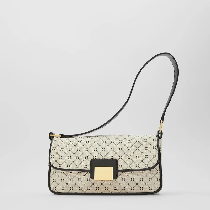 

Fashion Geometric Printing Saddle Bag Women PU Leather Shoulder Messenger Bags Brand Design Luxury Handbags Girl Daily Purses