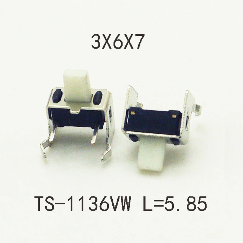 

20 шт., планшетофон 12 В, кнопочный тактильный переключатель 3x6x7 мм с подставкой 260GF