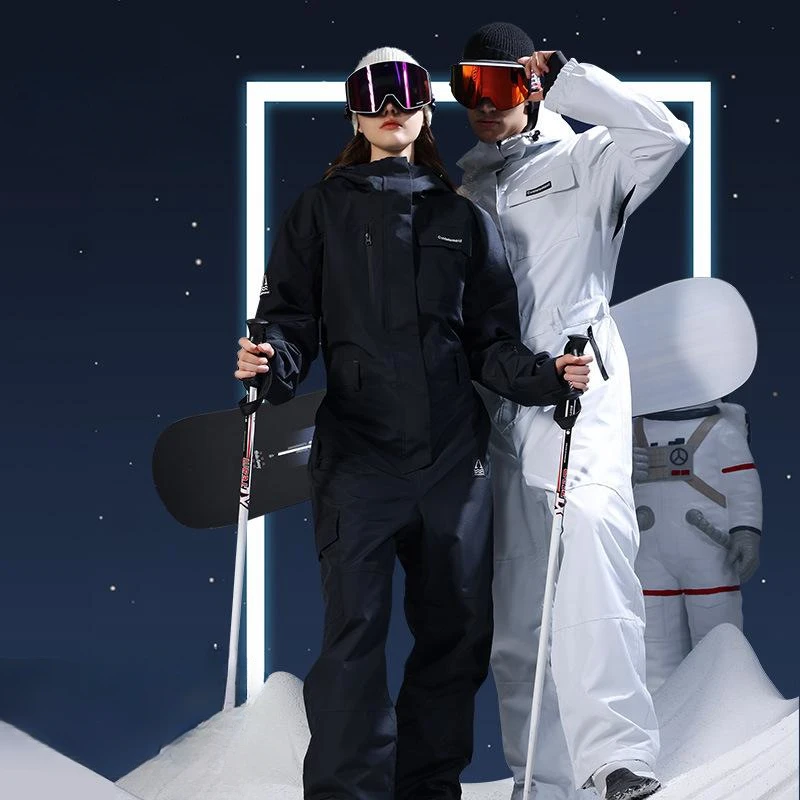 

Winter New Professional Ski Suit Men Women Warm Breathable Waterproof Wear-resistant Coldproof Outdoor One-piece Suit