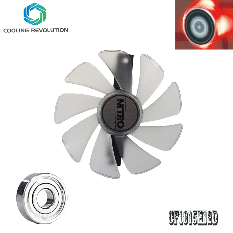95мм Вентилятор охлаждения CF1015H12D DC12V Замена для Sapphire NITRO RX480 8G RX 470 4G GDDR5 RX570 / D5 RX580 OC.