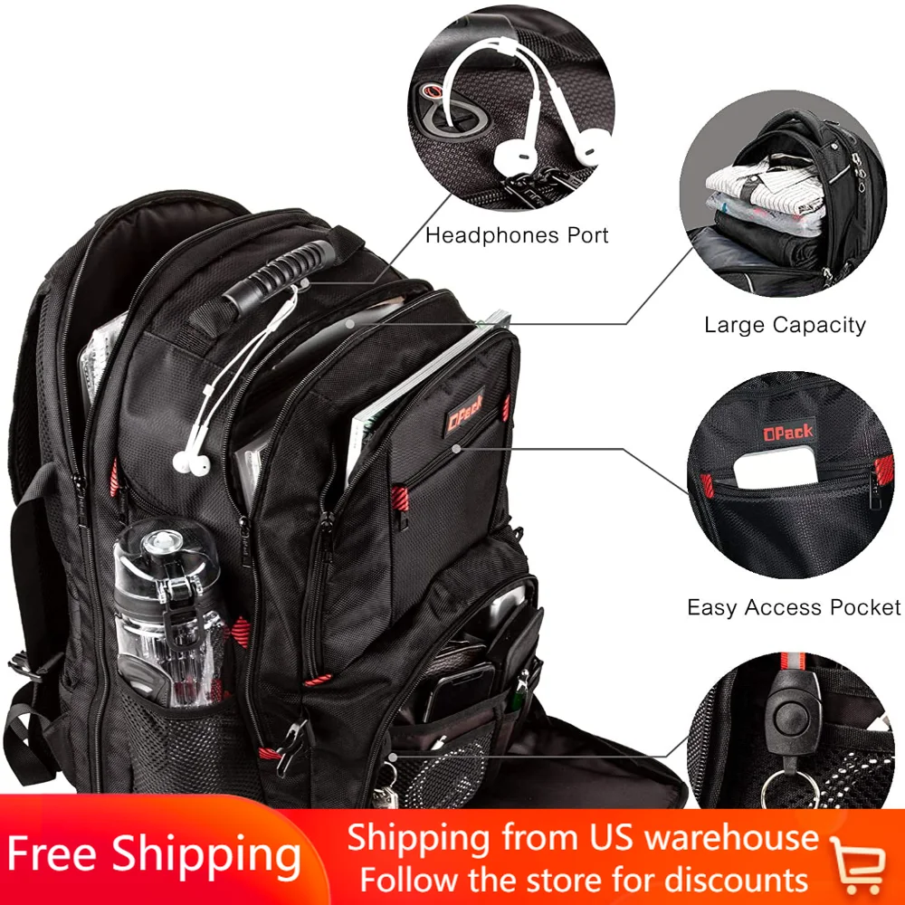 

Oversized Safe Travel Backpack Free Shipping Rucksack Climbing Bag Camping Bag Large Capacity Trekking Hiking Mountaineering