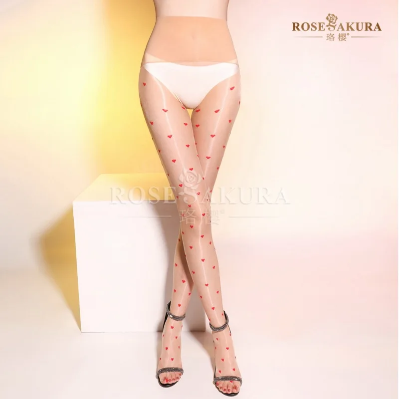 Бесшовные колготки Aurora Love Heart из спандекса