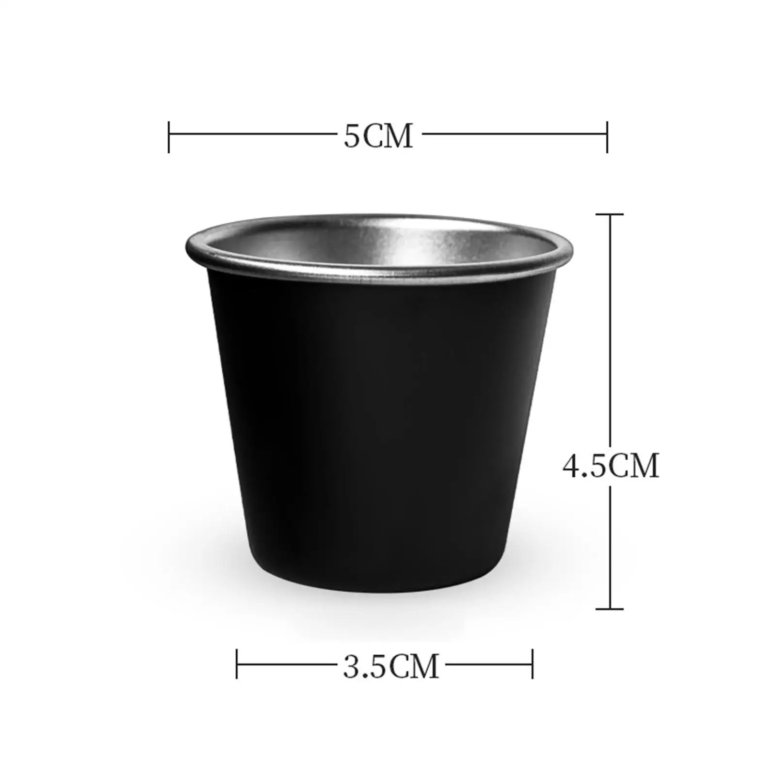 Чашка из нержавеющей стали стакан для пинтов штабелируемый воды металлические