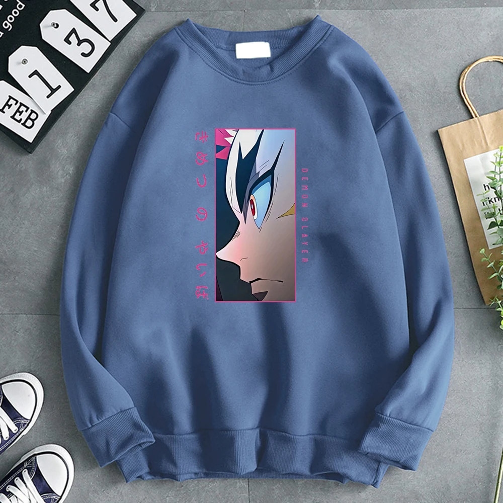 

Demon Slayer Akaza Manga Mens Hoodies Fashion Brand Hoodie For Man Punk Harajuku Anime Graphic Sweatshirts Oversize Clothes
