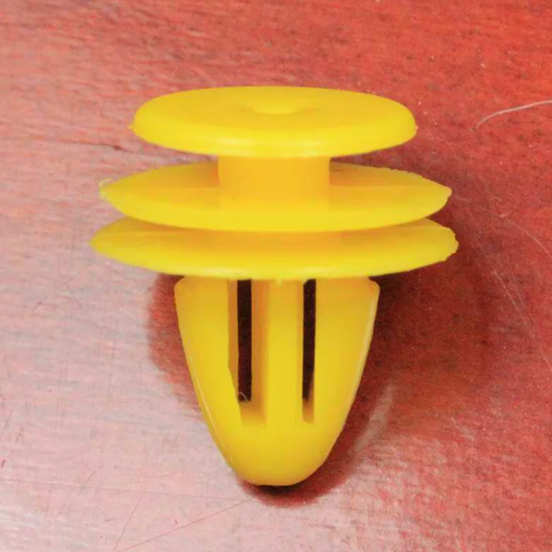 

50Pcs Plastic Rivet Auto Interior Door Card Trim Panel Retainers Clips Fasteners Yellow For Kia Hyundai Nissan Car Body