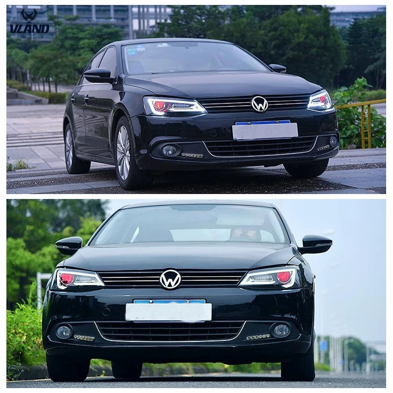 Автомобильная лампа в сборе для Jetta1/Sagita светильник передняя фара 2012-2018 с дизайном