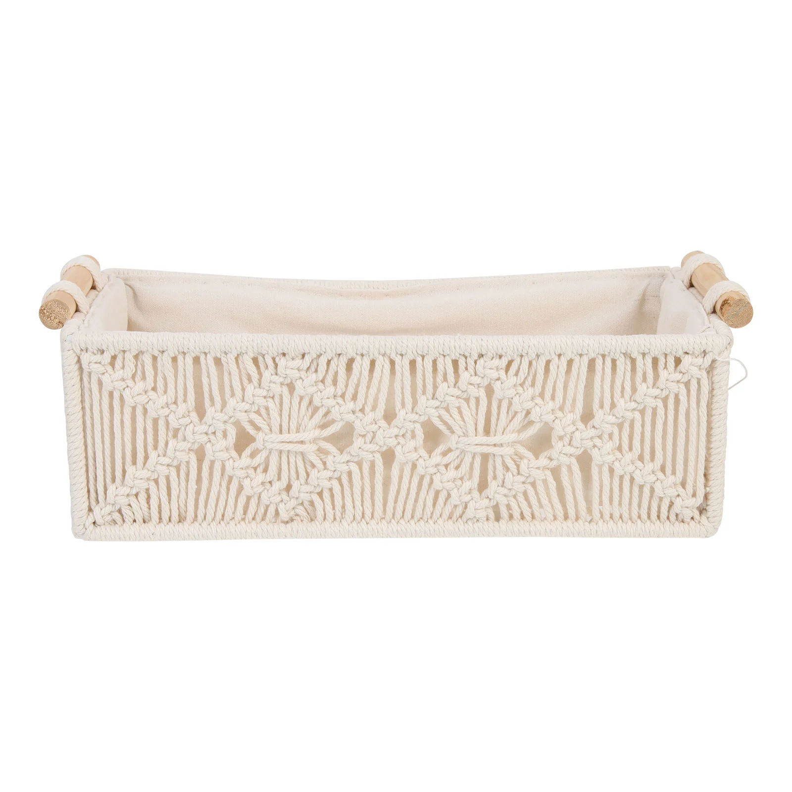

Basket Storage Woven Baskets Organizermacramerattan Toilet Makeup Desktop Decorative Box Rope Paper Small Caddybins Items Torage