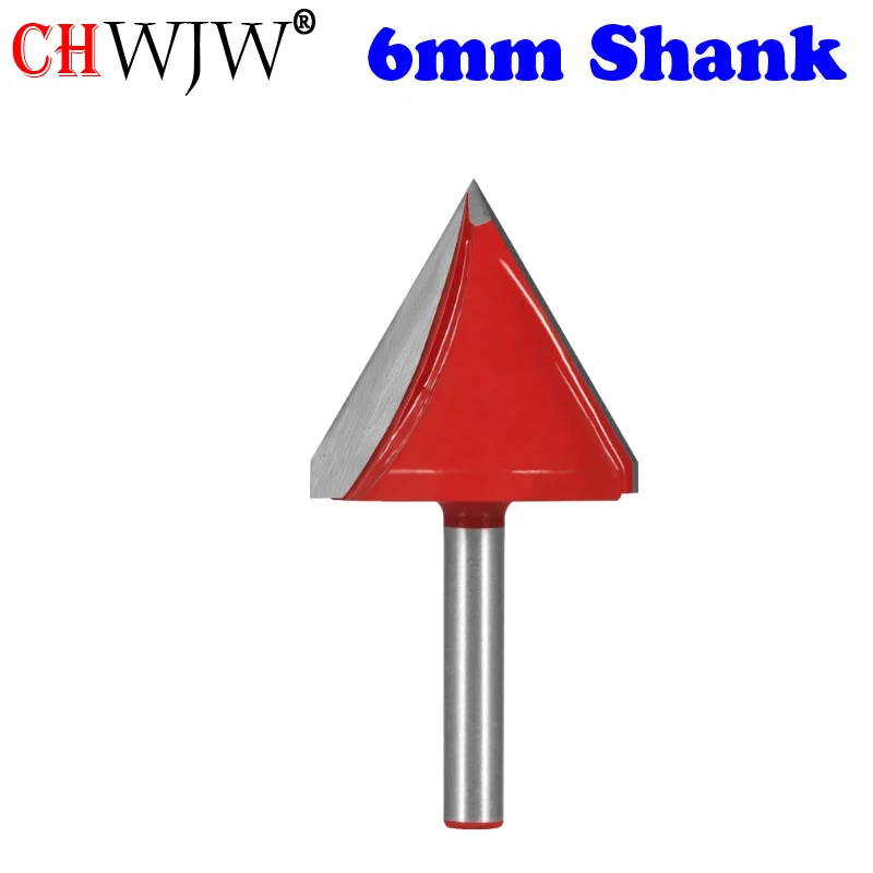 6 мм V Bit-1PCS ЧПУ твердосплавная концевая фреза Вольфрамовая сталь