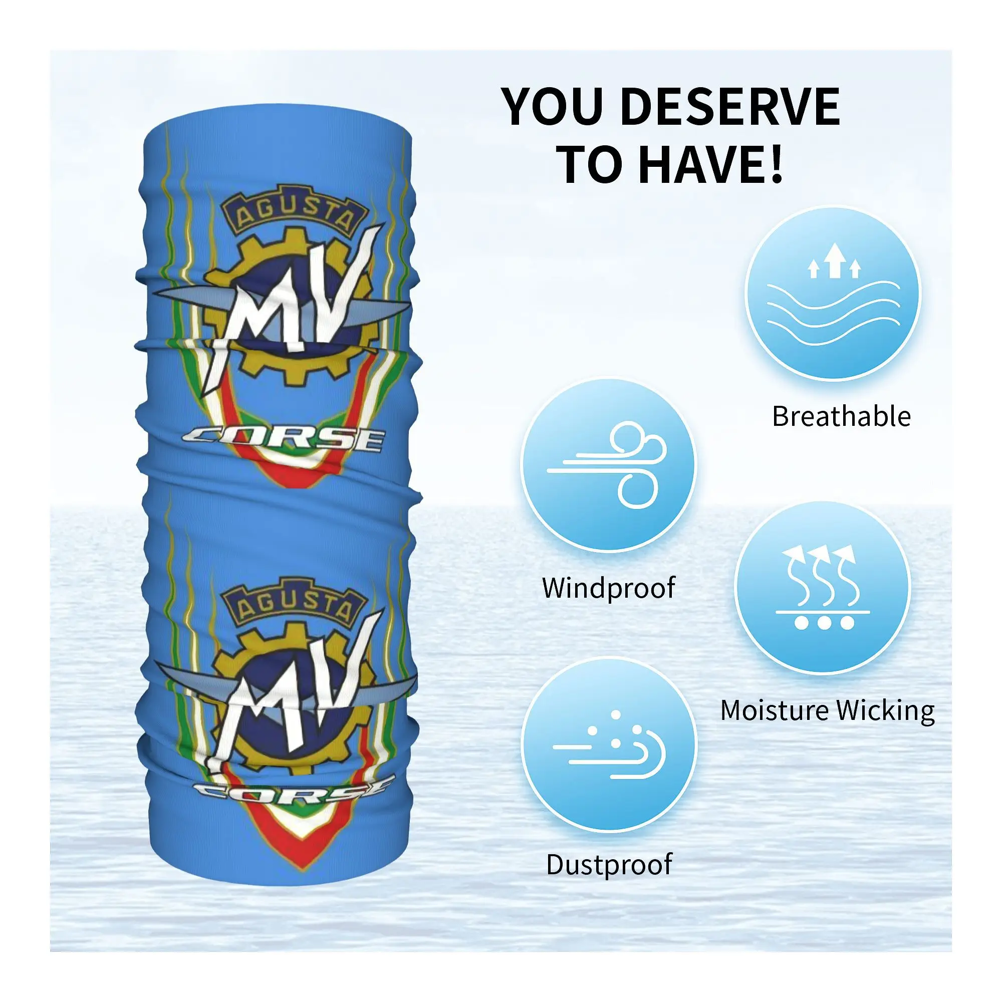 Пользовательские Motro Racing итальянский MV Agustas зимняя повязка на голову теплая для