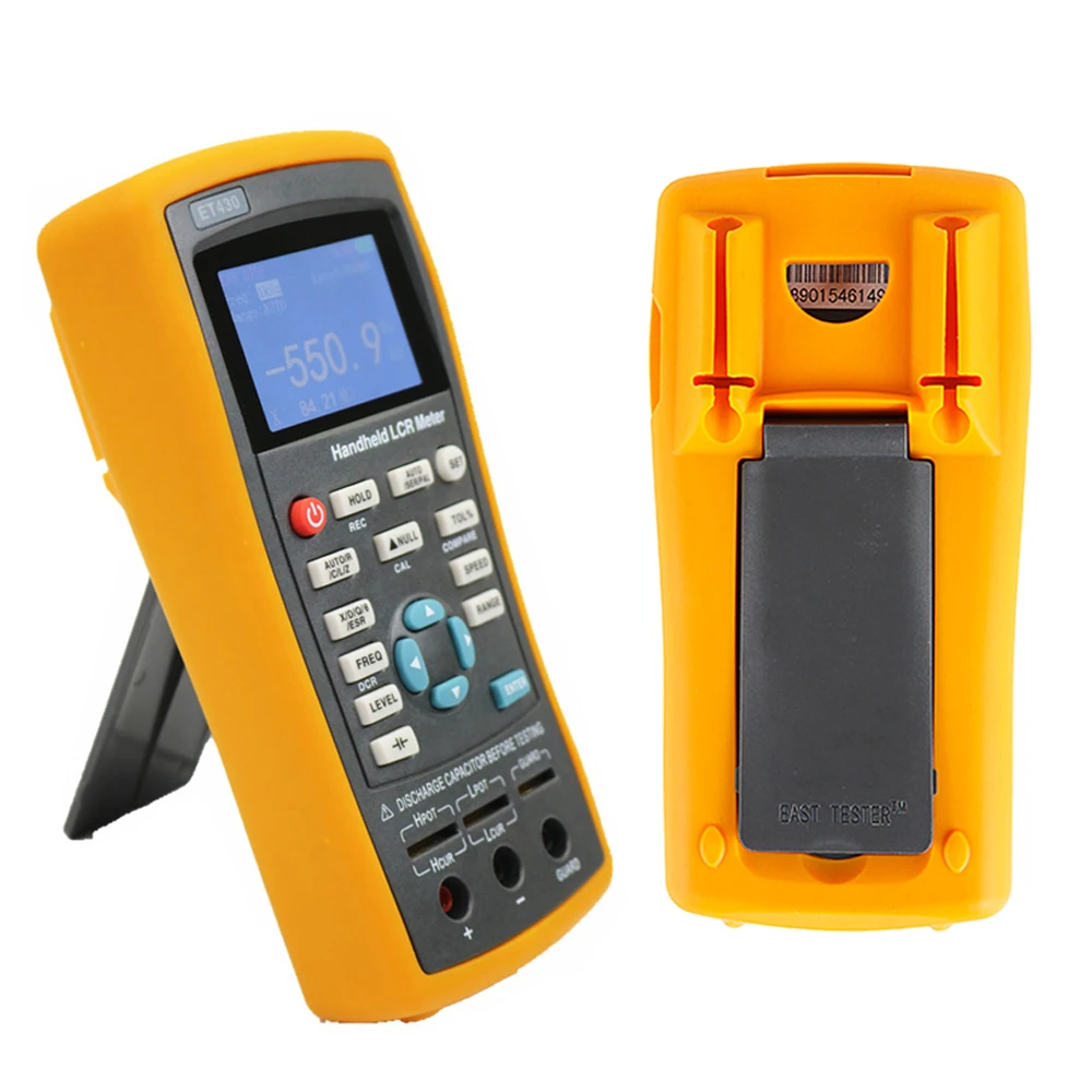 

Precision Handheld ET432 LCR Bridge Meter 100-100KHz LCR Digital Bridge Inductance Resistance Capacitance Tester Meter Original