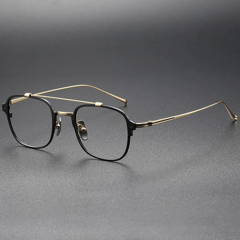 Оправа для очков из чистого титана мужчин и женщин брендовая ретро-оправа