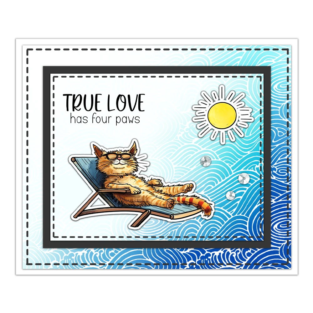 Забавные штампы для вырезания домашних животных и кошек прозрачные