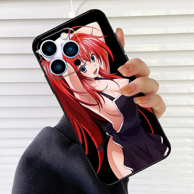 Мягкий силиконовый чехол Rias Gremory для iPhone 11 12 Pro Max XR XS X 7 8 Plus 13 |