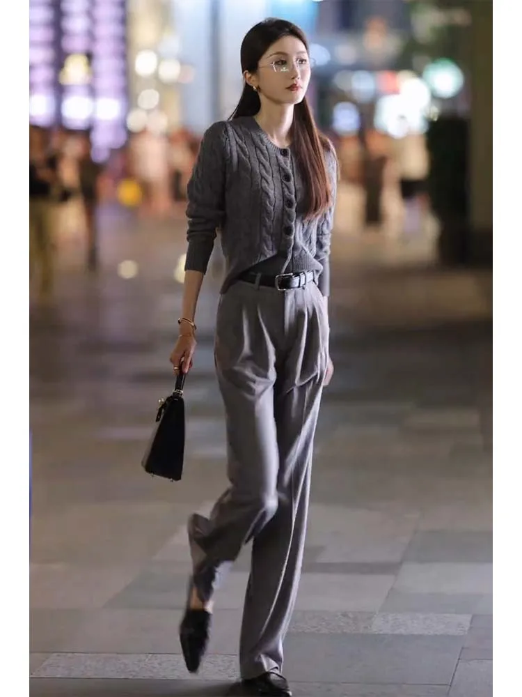 Одежда для ранней осени полный комплект система соли жареная уличная мода